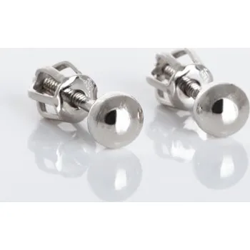 Náušnice Stříbrné náušnice pecičky STNAD044F