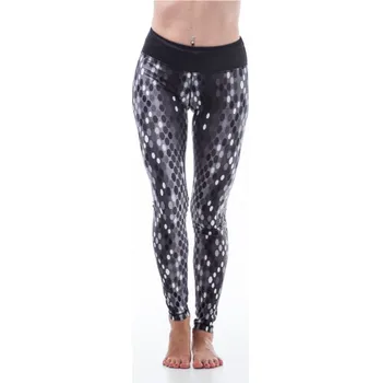 Dámská móda Dámské fitness legíny Six Deuce Digital Snakeskin - šedé - Litex S