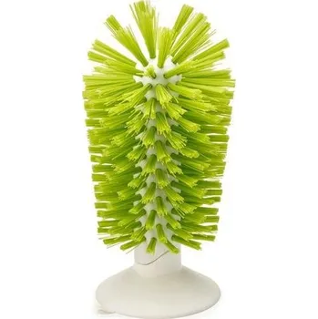 Kartáč na nádobí Joseph Joseph Brush-up kartáč do dřezu s přísavkou zelený