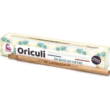 Vatová tyčinka Lamazuna Oriculi Čistič uší z bukového dřeva 1 ks