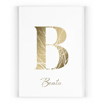 Plakát Plakát / Obraz Font A4 - 21 x 29,7 cm Tiskové plátno