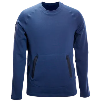Pánská mikina Bauer Mikina FLC Fleece Crew BLU Sr