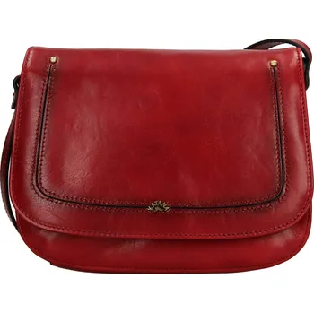 Kabelka Kožená dámská crosbody kabelka Katana Zorra - tmavě červená