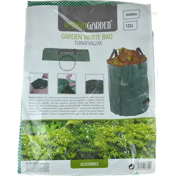 Venkovní odpadkový koš ProGarden Pytel na zahradní odpad 125 l zelený