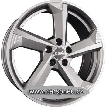 Alu kolo DBV Torino III hyper silber poliert - 8,0x18, 5x112, ET40 |8x18| (DG8KM40HSP)