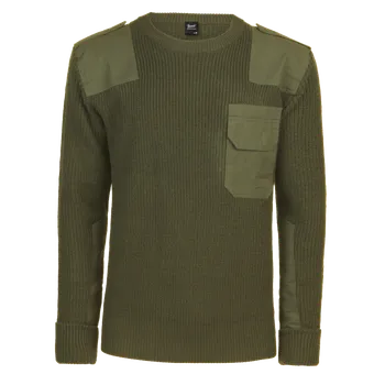 Pánský svetr Svetr Brandit BW Pullover olivový - 5XL