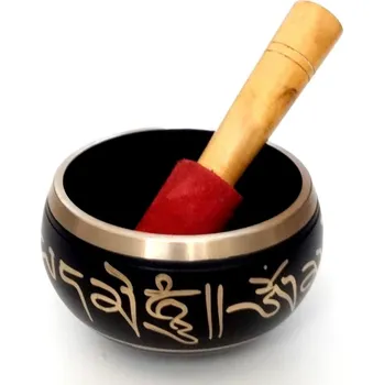 Ladička Blingstar Tibetská mísa - meditační - 10 cm - černá