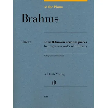 At The Piano - Brahms - 15 znmch originlnch skladeb v postupnm poad obtnosti s praktickmi komenti 1054561