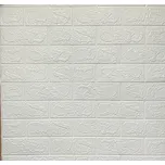 3D pěnový obkladový samolepicí panel na zeď PB3501 bílá cihla 70 x 77 cm / samolepicí stěnové obkladové panely Grace