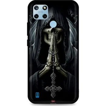 Pouzdro na mobilní telefon Kryt Realme C25Y silikon Grim Reaper (obal neboli pouzdro na Realme C25Y)