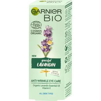 Péče o oční okolí Recenze Garnier Bio Graceful Lavandin organický levandulový oční krém 15 ml