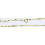 Zlatý řetízek, žluté zlato, figaro 3:1 0,40 (Zlatý řetízek)