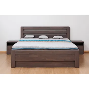 BMB ADRIANA LUX - masivní buková postel 180 x 210 cm, buk masiv