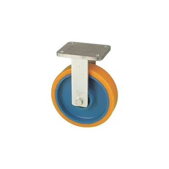 RWK 200C/FV Pevné kolo se žlutou polyuretanovou obručí