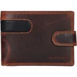 Pánská kožená peněženka SendiDesign Martin - hnědo-černá