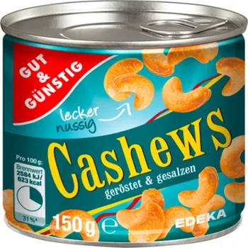Gut & Günstig Kešu ořechy solené 150 g