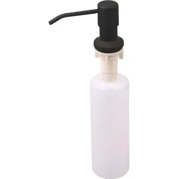 Dávkovač mýdla Zápustný dávkovač tekutého mýdla ČERNÝ 400 ml