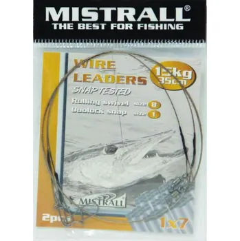 MISTRALL- Lanko WIRE LEADERS 1x7 35cm 15kg