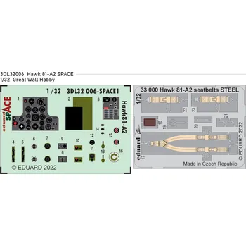 Plastikový model Eduard 1/32 Hawk 81-A2 SPACE (GREAT WALL HOBBY)