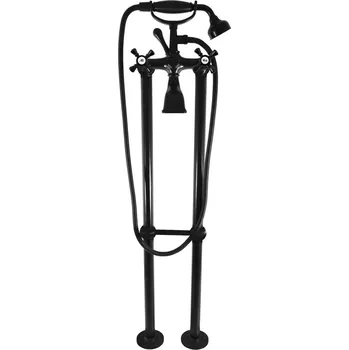 Vodovodní baterie Morava retro Vodovodní baterie vanová volně stojící, ručka 3, černá matná MK350.5/2CMAT