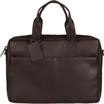 Pánská aktovka Kožená taška na notebook Burkely River - tmavě hnědá