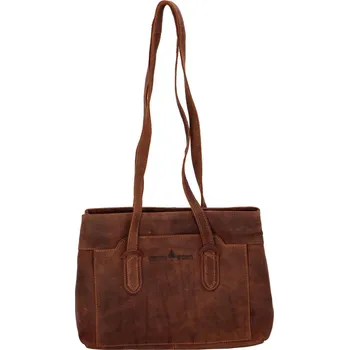 Kabelka Dámská kožená kabelka Greenwood Lidia - hnědá