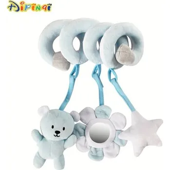 Čína Hračka na postýlku spirála - slon, prasátko, králíček nebo medvídek Varianta: spirála na postýlku - modrý medvídek