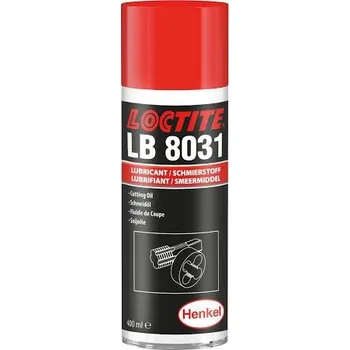 LOCTITE LB 8031 400 ml LOCTITE olej řezný, vhodný pro ocel neželezné kovy při vrtání a řezání pilou