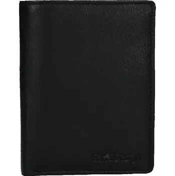 Peněženka Pánská kožená peněženka SendiDesign Paul - černá