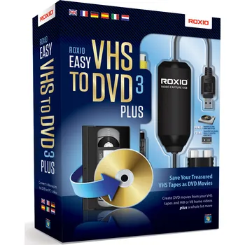 Video software Corel Roxio Easy VHS to DVD 3 Plus