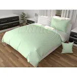 Dante Povlečení krep uni bílozelené - 200x140cm + 90x70cm- poslední 1 kus