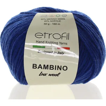 Příze Etrofil Bambino Lux Wool modrá 70517