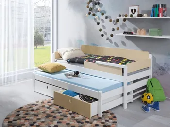 Dětská postel Meblobed Natu I 90 x 200 cm bílá
