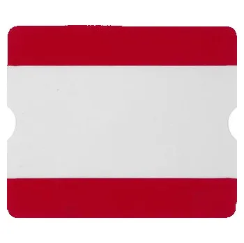 Otevřená samolepicí podlahová kapsa, A5, červená