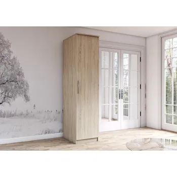 Předsíňová stěna Úzká šatní skříň Shantal 1 - dub sonoma - 50 cm