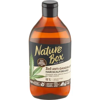 Šampon Recenze Nature Box Men šampon proti lupům 3v1 385 ml