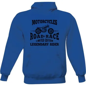 Pánská mikina Pánská mikina s kapucí s potiskem Motorcycles road race pánské