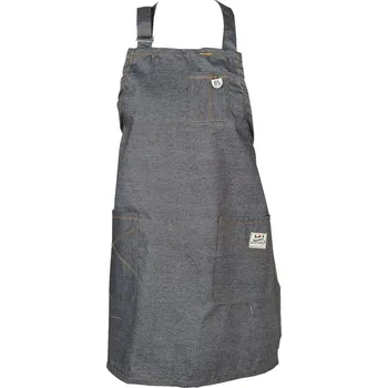 Kuchyňská zástěra Clayre & Eef KT041.028 šedá denim