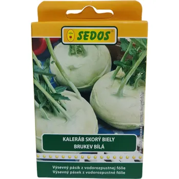 Pěstitelství Sedos Výsevní pásek kedluben bílý raný, 5m