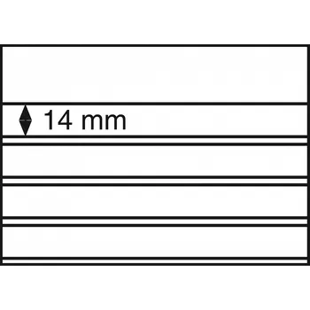 Obal pro sběratelský předmět LEUCHTTURM Volné karty, 4 řádky, 158 x 113 mm Typ: Polystyrol