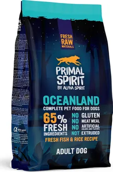 Krmivo pro psa Alpha Spirit Primal Spirit Dog Adult 65 % Oceanland
