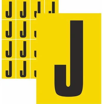 Speciální papír Písmena samolepící J samolepící vinylová fólie velikost znaku 300 mm