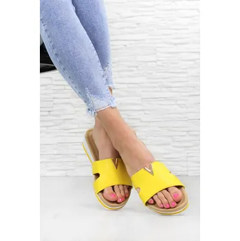 Dámské pantofle Ctogo Gogo Žluté pantofle G-5033-05YE Velikost: 38