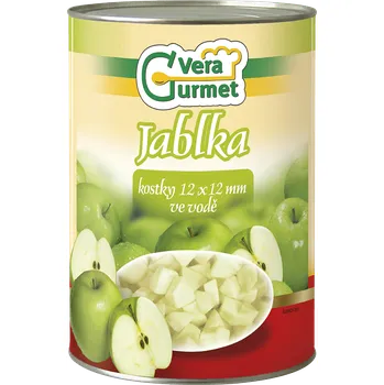 Ovoce Vera Gurmet Jablka kostky ve vodě bez cukru 4450g