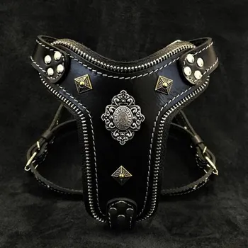 Postroj pro psa Bestia Collars Postroj pro psa Bestia Collar Aztec černý Velikost: S