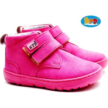 Dívčí polobotky KTR Dětské boty Konsorcium 164/EKO/KTR/BAE růžové Velikost: 28