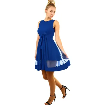 Dámské šaty Glara Krátké společenské šaty s tylem 412046