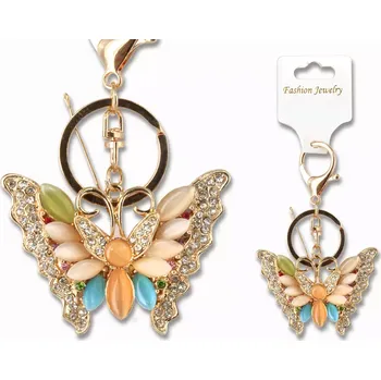 Carmani® Přívěšek na klíče, kabelku MOTÝL