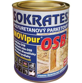 barva a nátěr na dřevo SOKRATES MOVIpur OSB hluboký mat 5 kg