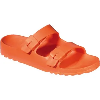 Dámská zdravotní obuv Scholl BAHIA - oranžové dámské zdravotní pantofle